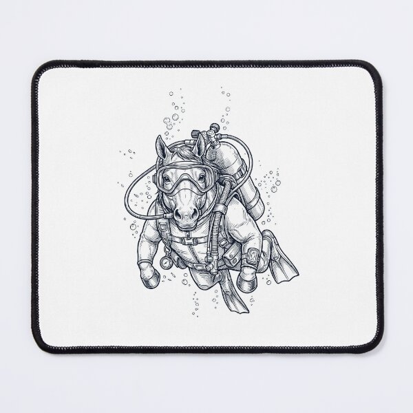 Item preview, Horse Scuba Diving Diver Animal Lover designed and sold by TerryConnells.