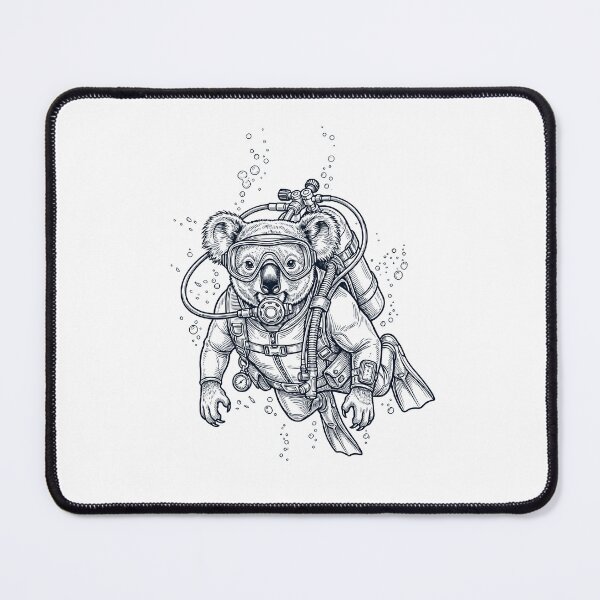 Item preview, Koala Scuba Diving Diver Animal Lover designed and sold by TerryConnells.
