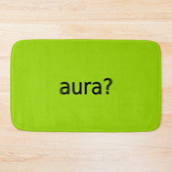 Item preview, Aura Supreme Green Question Unique Artwork Sign designed and sold by Doctor Schtrudel.