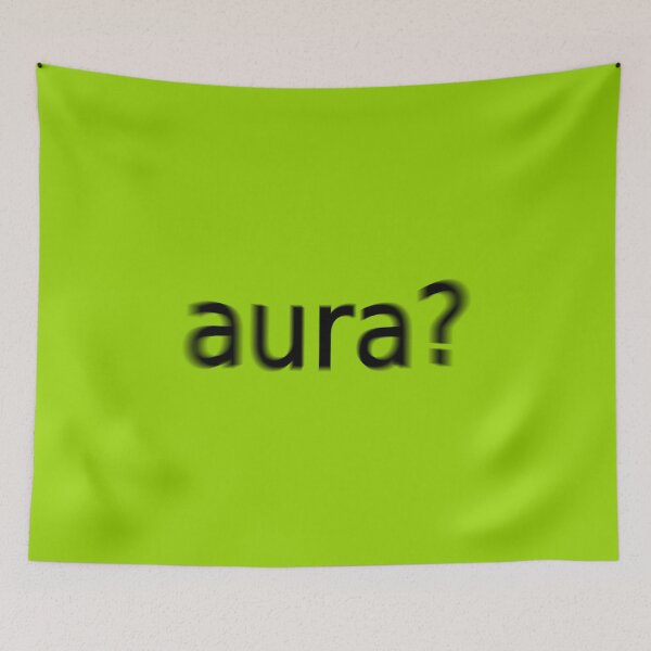 Item preview, Aura Supreme Green Question Unique Artwork Sign designed and sold by Doctor Schtrudel.