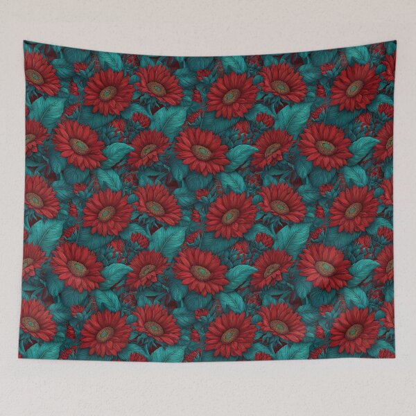 Item preview, Petaled Sunflower Flower - Tropical Flower Pattern - Wedding Anniversary Gifts designed and sold by RoyalStarsPatts.