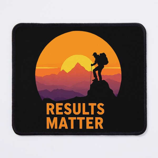 Item preview, Results Matter Motivation and Determination Quote designed and sold by Endless7Art.