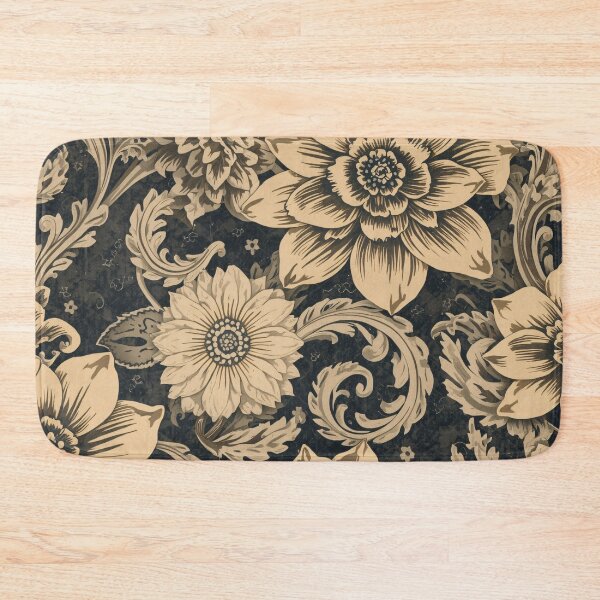 Item preview, Intricate Damask Flowers Mystical Composition Pattern designed and sold by GrinGalore.