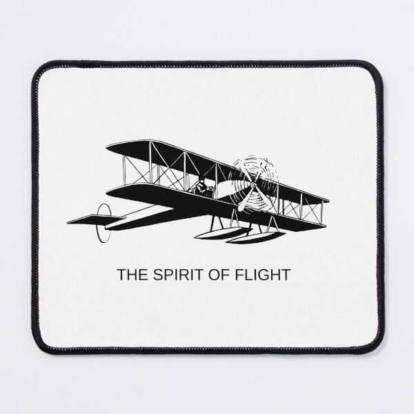 Item preview, The Spirit of Flight - Vintage Biplane Aviation Design designed and sold by onubi.