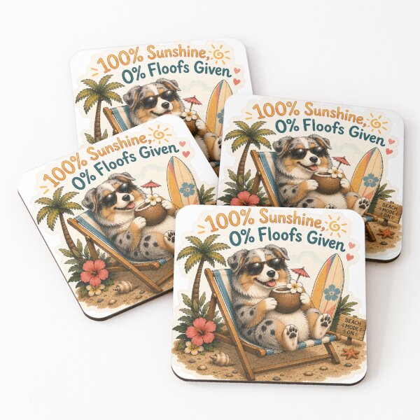 Item preview, 100% Sunshine 0% Floofs Given – Funny Merle Aussie designed and sold by DailyStruggleCo.