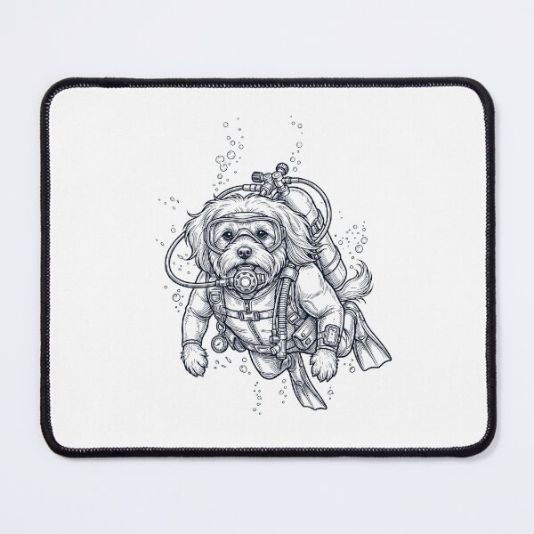 Item preview, Maltese Scuba Diving Diver Dog Owner designed and sold by TerryConnells.