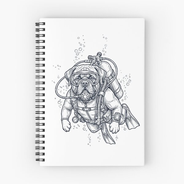 Item preview, Mastiff Scuba Diving Diver Dog Owner designed and sold by TerryConnells.