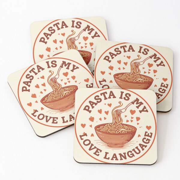 Item preview, Pasta is My Love Language - Funny Vintage Pasta Badge for Foodies & Italian Food Gift designed and sold by RedRubyBubble.