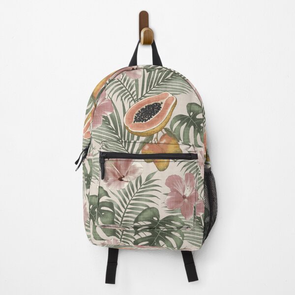 Item preview, Tropical Botanical Monstera Hibiscus Maximalist Garden designed and sold by chrisdembinski.