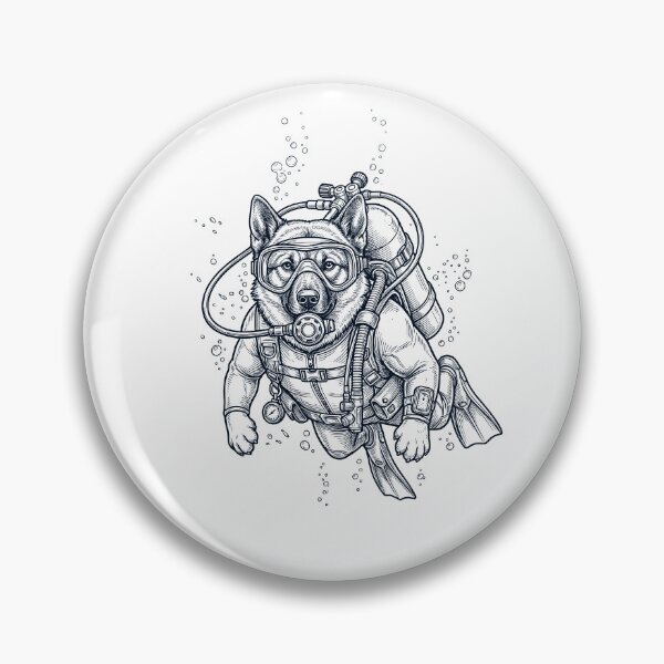 Item preview, Norwegian Elkhound Scuba Diving Diver Dog Owner designed and sold by TerryConnells.