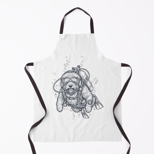 Item preview, Old English Sheepdog Scuba Diving Diver Dog Owner designed and sold by TerryConnells.