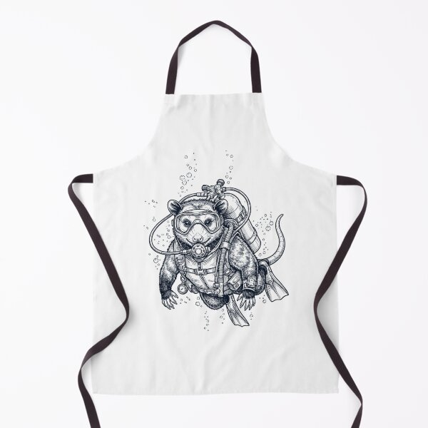 Item preview, Opossum Scuba Diving Diver Animal Lover designed and sold by TerryConnells.