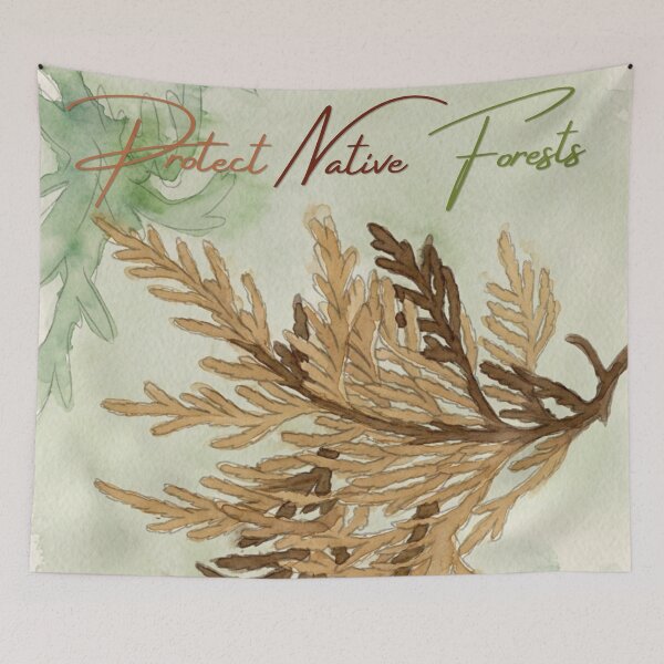 Item preview, protect native forests designed and sold by Guleniza.
