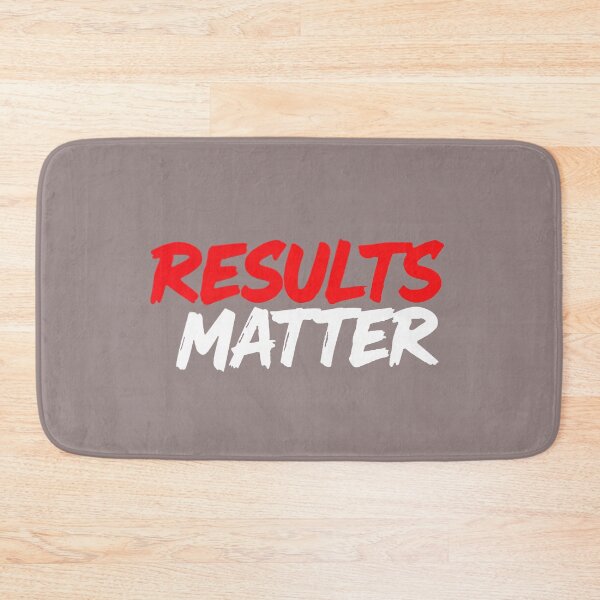 Item preview, Results Matter Streetwear Motivation Quote designed and sold by Endless7Art.