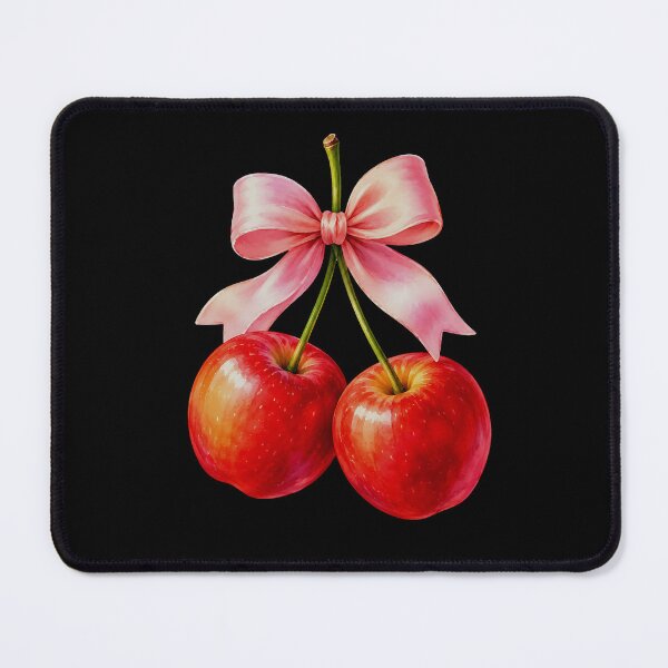 Item preview, Red Cherry Bow Cute Fruit Design designed and sold by graphixpolash.