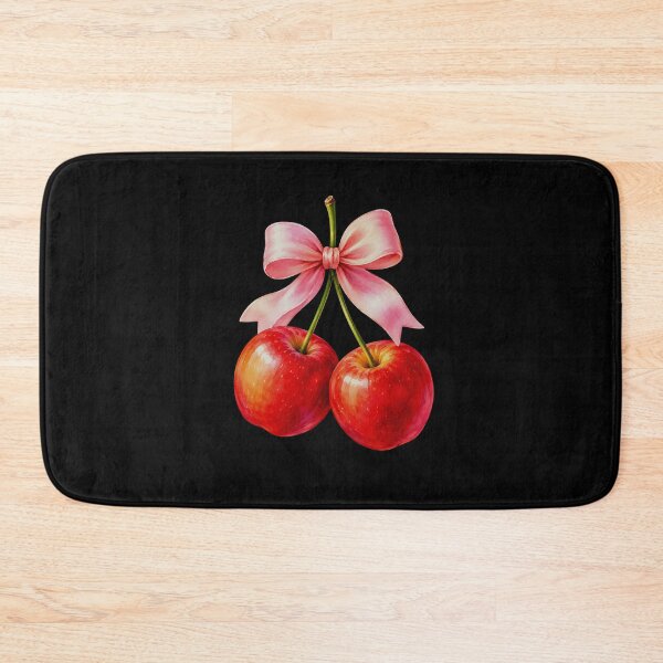 Item preview, Red Cherry Bow Cute Fruit Design  designed and sold by graphixpolash.