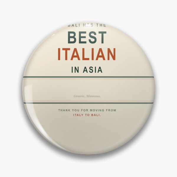 Item preview, Bali Has the Best Italian in Asia| Grazie Mamma designed and sold by Bali-day-Bali.