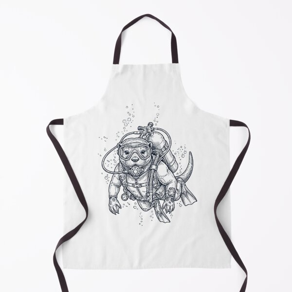 Item preview, Otter Scuba Diving Diver Animal Lover designed and sold by TerryConnells.