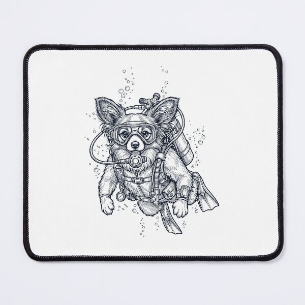 Item preview, Papillon Scuba Diving Diver Dog Owner designed and sold by TerryConnells.