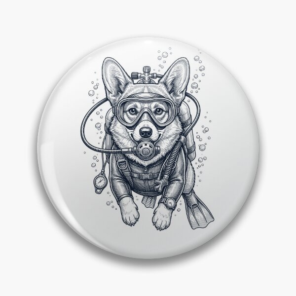 Item preview, Pembroke Welsh Corgi Scuba Diving Diver Dog Owner designed and sold by TerryConnells.