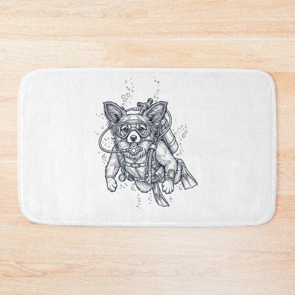 Item preview, Papillon Scuba Diving Diver Dog Owner designed and sold by TerryConnells.