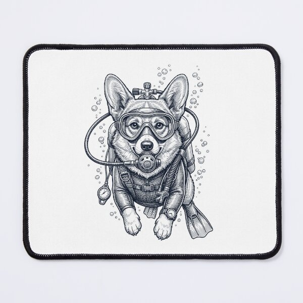 Item preview, Pembroke Welsh Corgi Scuba Diving Diver Dog Owner designed and sold by TerryConnells.