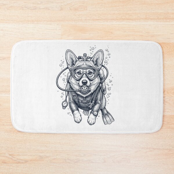 Item preview, Pembroke Welsh Corgi Scuba Diving Diver Dog Owner designed and sold by TerryConnells.