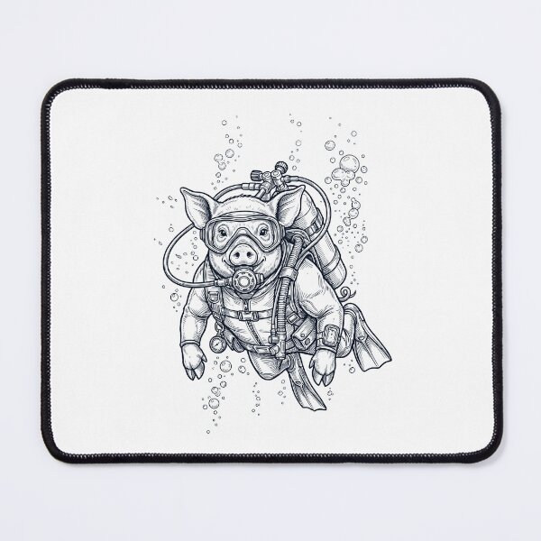 Item preview, Pig Scuba Diving Diver Animal Lover designed and sold by TerryConnells.