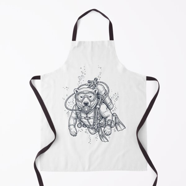 Item preview, Polar Bear Scuba Diving Diver Animal Lover designed and sold by TerryConnells.
