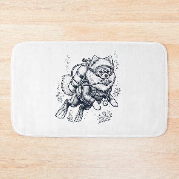 Item preview, Pomeranian Scuba Diving Diver Dog Owner designed and sold by TerryConnells.
