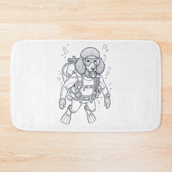 Item preview, Poodle Scuba Diving Diver Dog Owner designed and sold by TerryConnells.