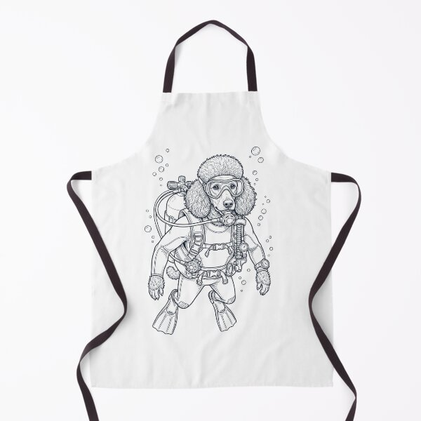Item preview, Poodle Scuba Diving Diver Dog Owner designed and sold by TerryConnells.