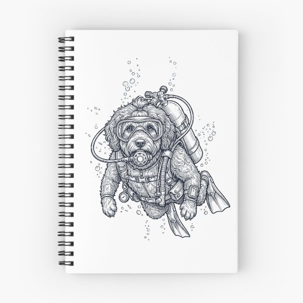 Item preview, Portuguese Water Dog Scuba Diving Diver Dog Owner designed and sold by TerryConnells.