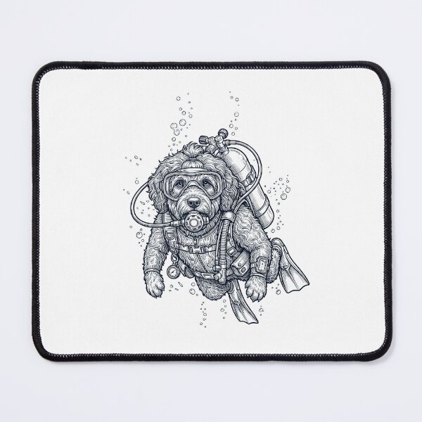 Item preview, Portuguese Water Dog Scuba Diving Diver Dog Owner designed and sold by TerryConnells.