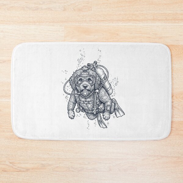 Item preview, Portuguese Water Dog Scuba Diving Diver Dog Owner designed and sold by TerryConnells.