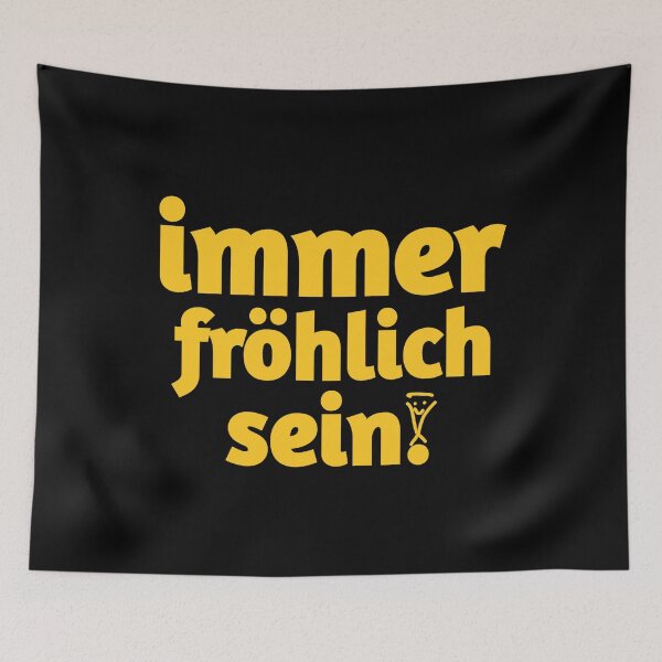 Item preview, Always be cheerful (text in yellow) designed and sold by vibeno1.