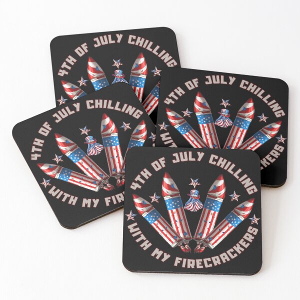 Item preview, 4th of July Chilling With My Firecrackers Funny Patriotic Fireworks USA Design designed and sold by SkymarArt.
