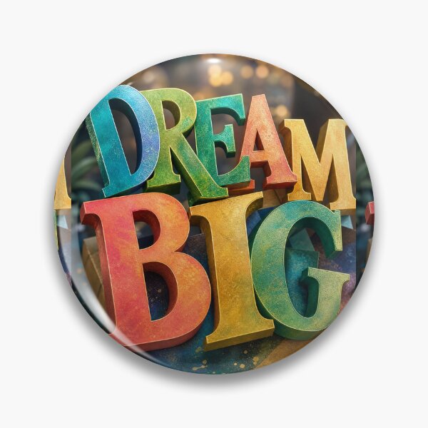 Item preview, Dream Big Typography, Colorful Letter Collage Design  designed and sold by Jandedan.