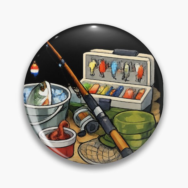 Item preview, fishing equipment and fresh fish designed and sold by ARIN2550.