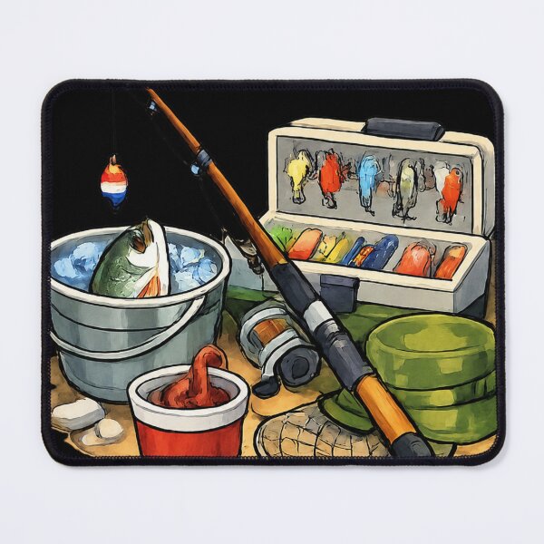 Item preview, fishing equipment and fresh fish designed and sold by ARIN2550.