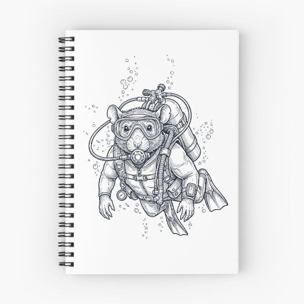 Item preview, Rat Scuba Diving Diver Animal Lover designed and sold by TerryConnells.