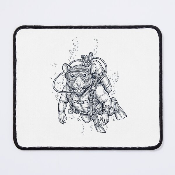 Item preview, Rat Scuba Diving Diver Animal Lover designed and sold by TerryConnells.