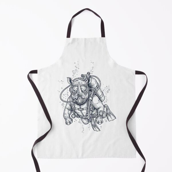 Item preview, Rhino Scuba Diving Diver Animal Lover designed and sold by TerryConnells.