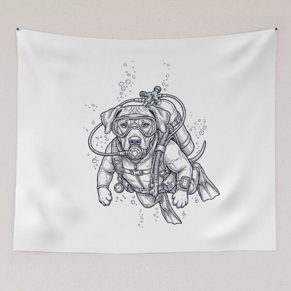 Item preview, Rhodesian Ridgeback Scuba Diving Diver Dog Owner designed and sold by TerryConnells.