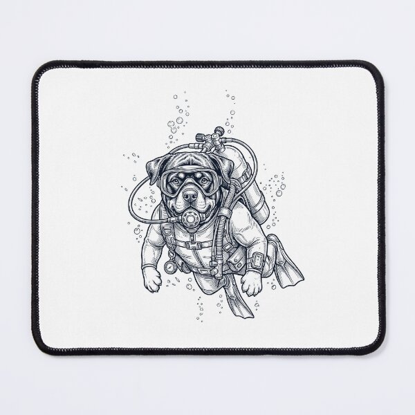 Item preview, Rottweiler Scuba Diving Diver Dog Owner designed and sold by TerryConnells.