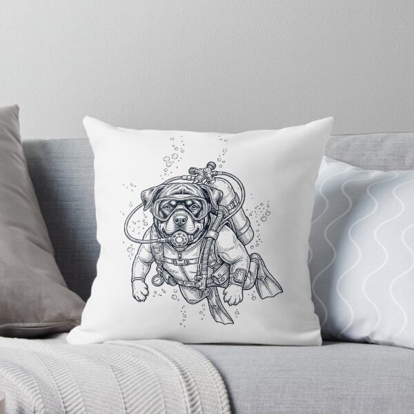 Item preview, Rottweiler Scuba Diving Diver Dog Owner designed and sold by TerryConnells.