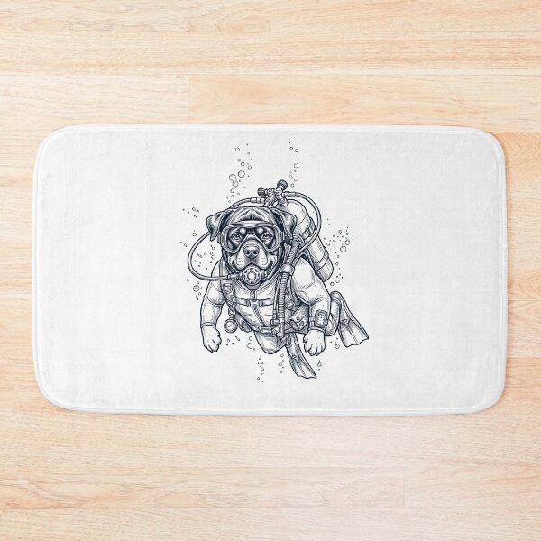 Item preview, Rottweiler Scuba Diving Diver Dog Owner designed and sold by TerryConnells.