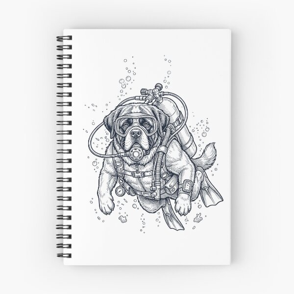 Item preview, Saint Bernard Scuba Diving Diver Dog Owner designed and sold by TerryConnells.
