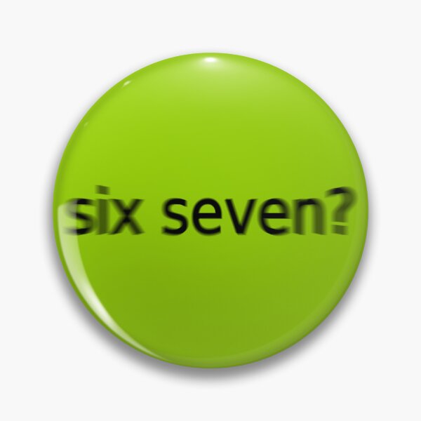 Item preview, Six Seven Supreme Green Question Unique Artwork Sign designed and sold by Doctor Schtrudel.
