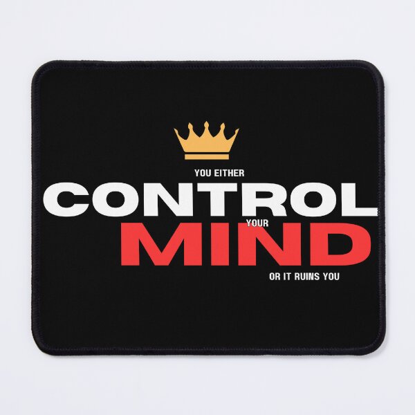 Item preview, Control Your Mind Quotes for Him designed and sold by WarriorsArmour.